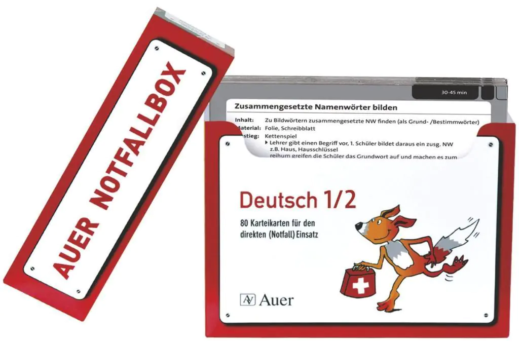 Schnelle Vertretungsstunden Deutsch 1/2 aus der Kategorie Deutsch