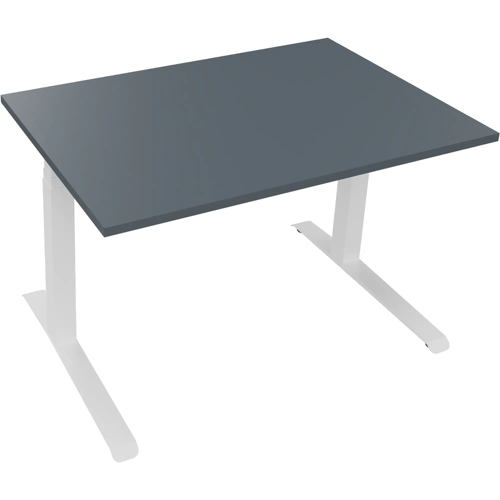 Sitz-/Stehtisch Kufe DsQ 1200x800x645-1275 ws/gr aus der Kategorie Tische