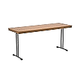 Klapptisch, 170x60 cm (B/T), 72 cm hoch, T-Fuß,