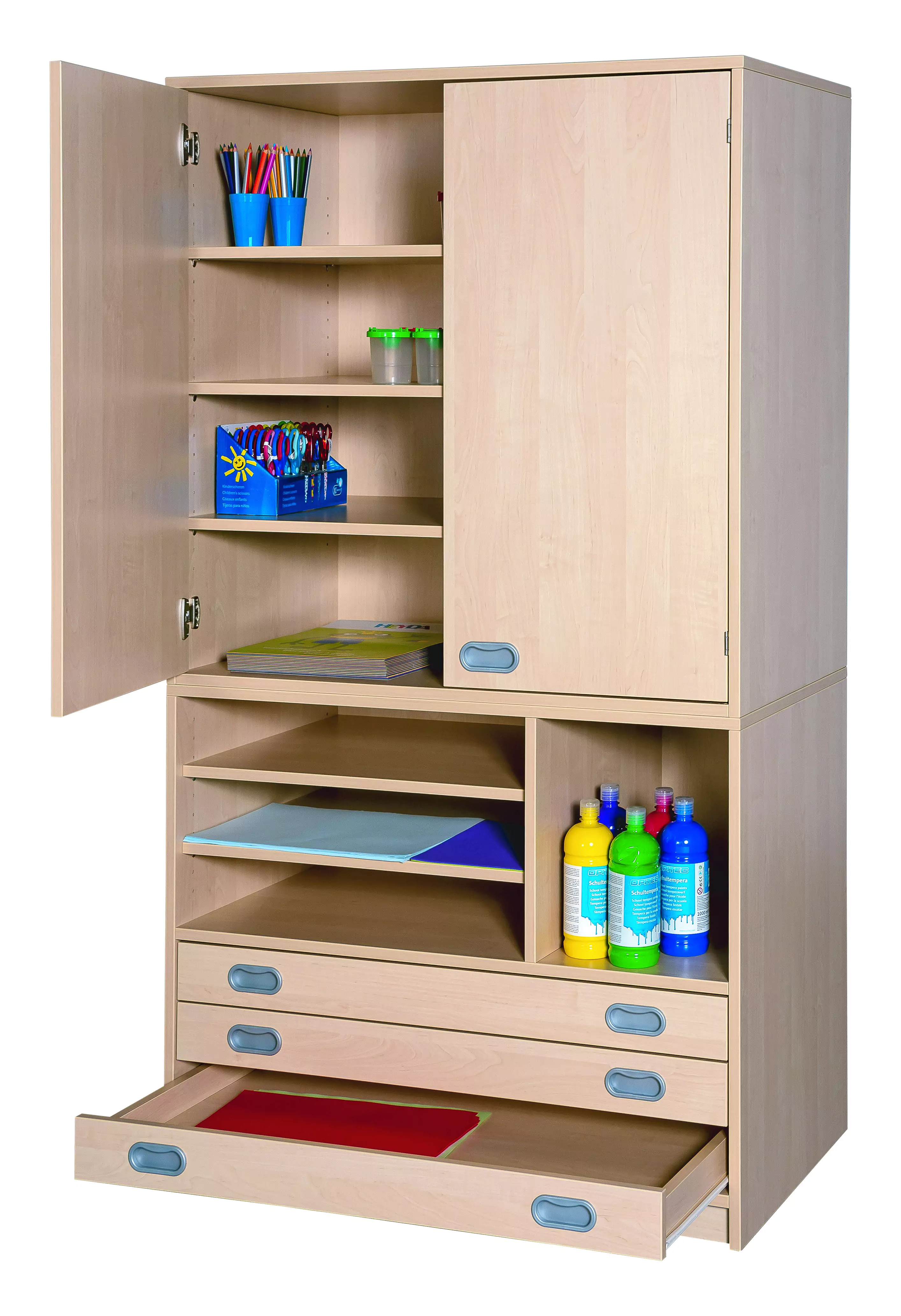 Aufsatzschrank 102 cm breit aus der Kategorie Bastel- + Papieraufbewahrungsschränke