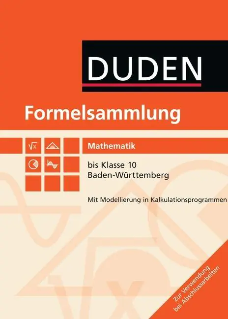 Formelsammlung Mathematik bis Klasse 10. Baden-Württemberg aus der Kategorie Mathematik