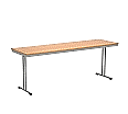 Klapptisch, 200x60 cm (B/T), 72 cm hoch, T-Fuß,