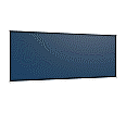 Wandtafel Stahlemaille blau, 300x120 cm, mit durchgehender Ablage, aus der Kategorie Wandtafeln Blau