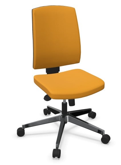 Bürodrehstuhl Raya 23S Front und Hinterseite der Rückenlehne gepolstert und mit Höhenverstellung  aus der Kategorie Sitzmöglichkeiten für Erzieher und Erzieherinnen