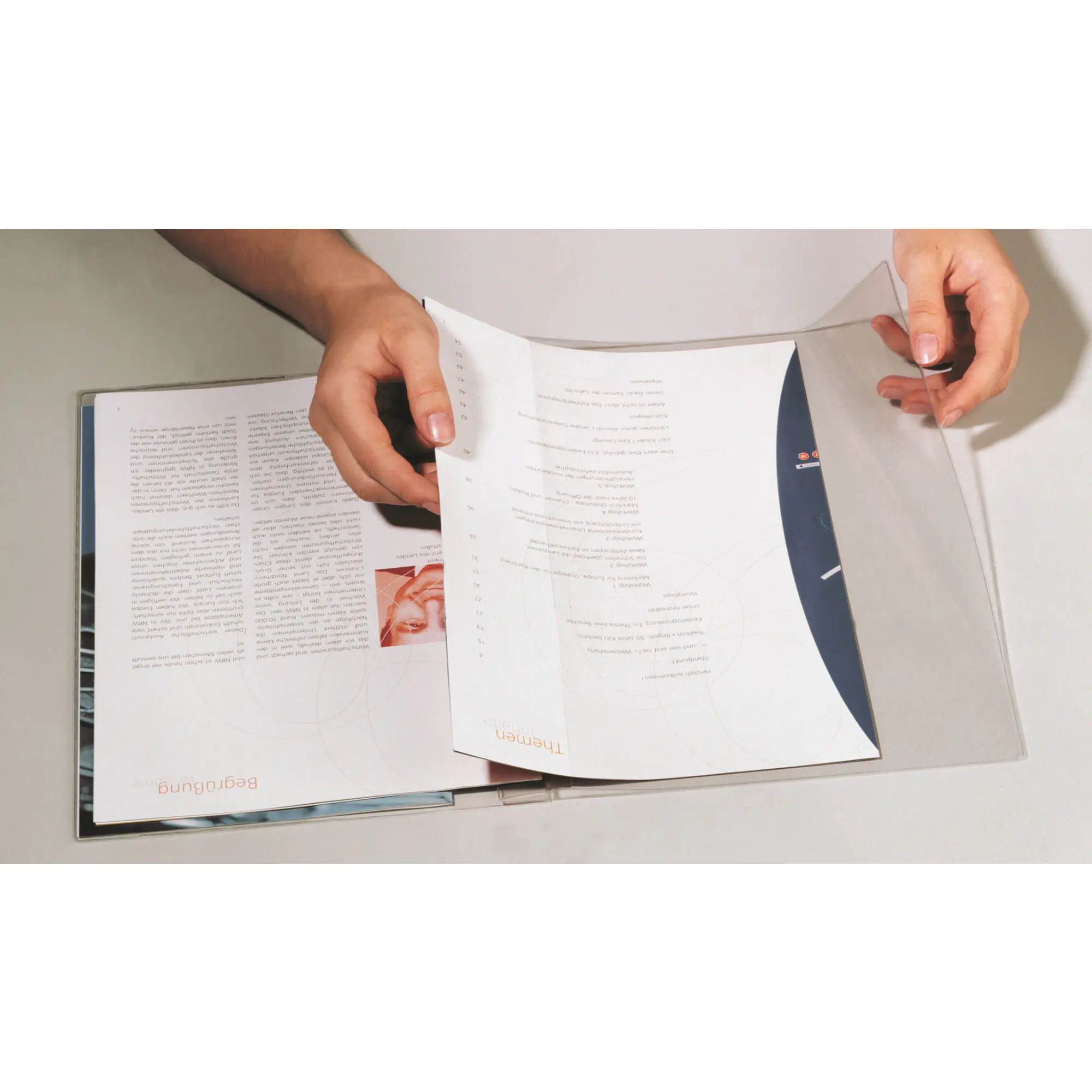 Durable Schnellhefter DIN A4 PVC transparent aus der Kategorie Hefter