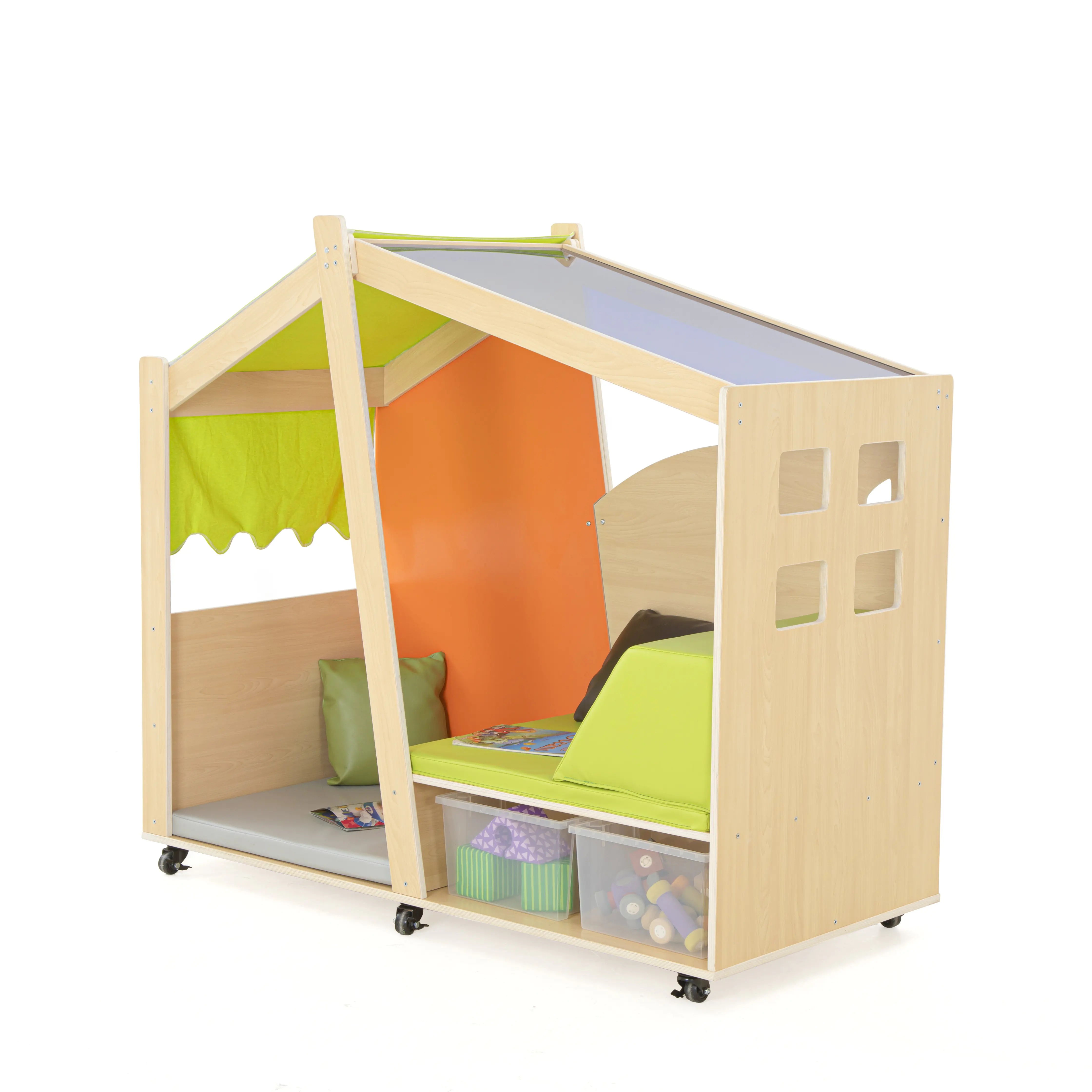 Wisdom | Spielhaus mobil | 120 x 120 x 140 cm | Holz aus der Kategorie Bausteine & Spiellandschaften