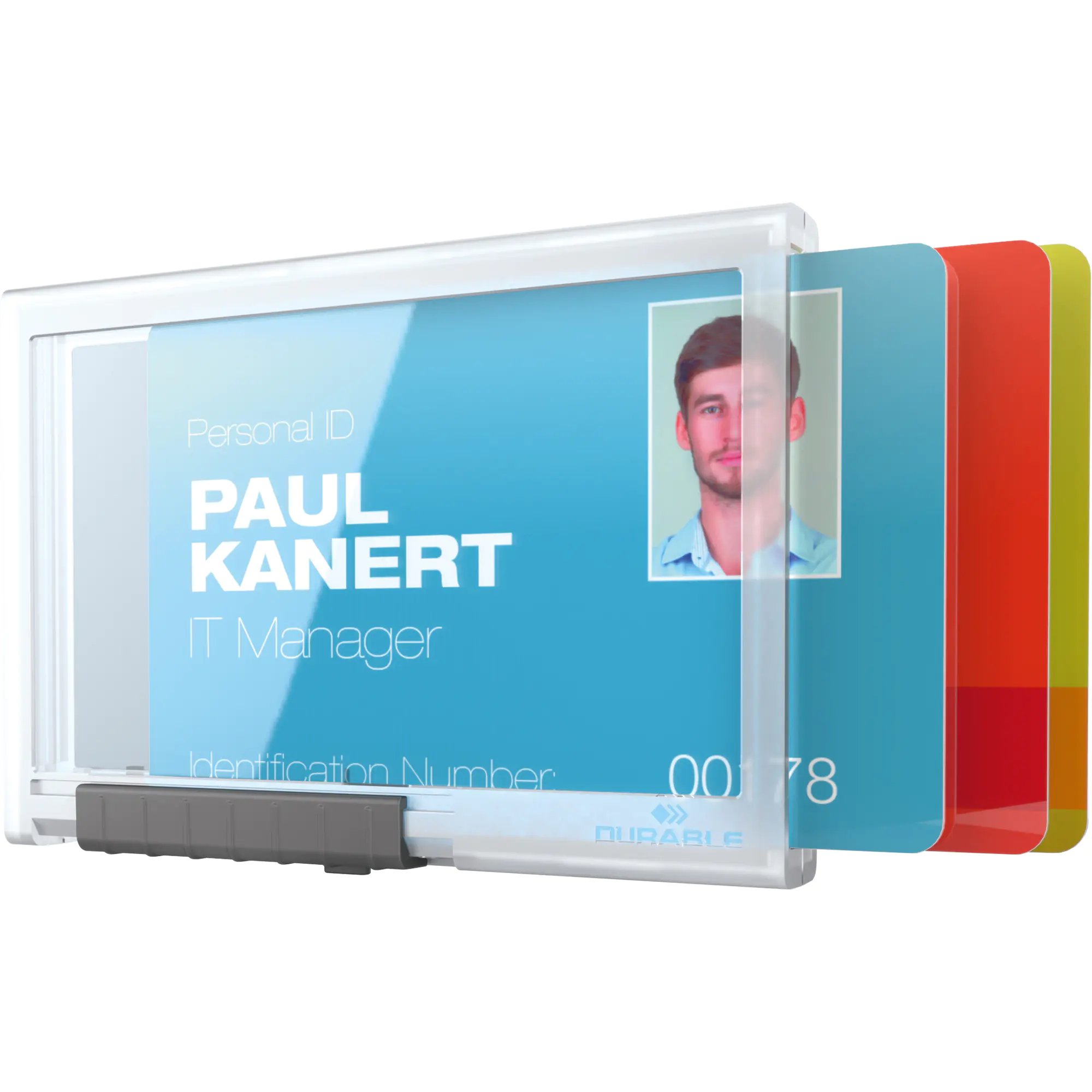 Durable Kartenhalter PUSHBOX TRIO 10 St. aus der Kategorie Namensschilder