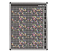 Personal-Raum-Plan, 12 Stunden, 43 Spalten, 123x97 cm,