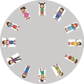 Emotionsteppich in grau Maße: Ø 197 cm, antistatisch, schwer entflammbar, phalatfrei aus der Kategorie Teppiche