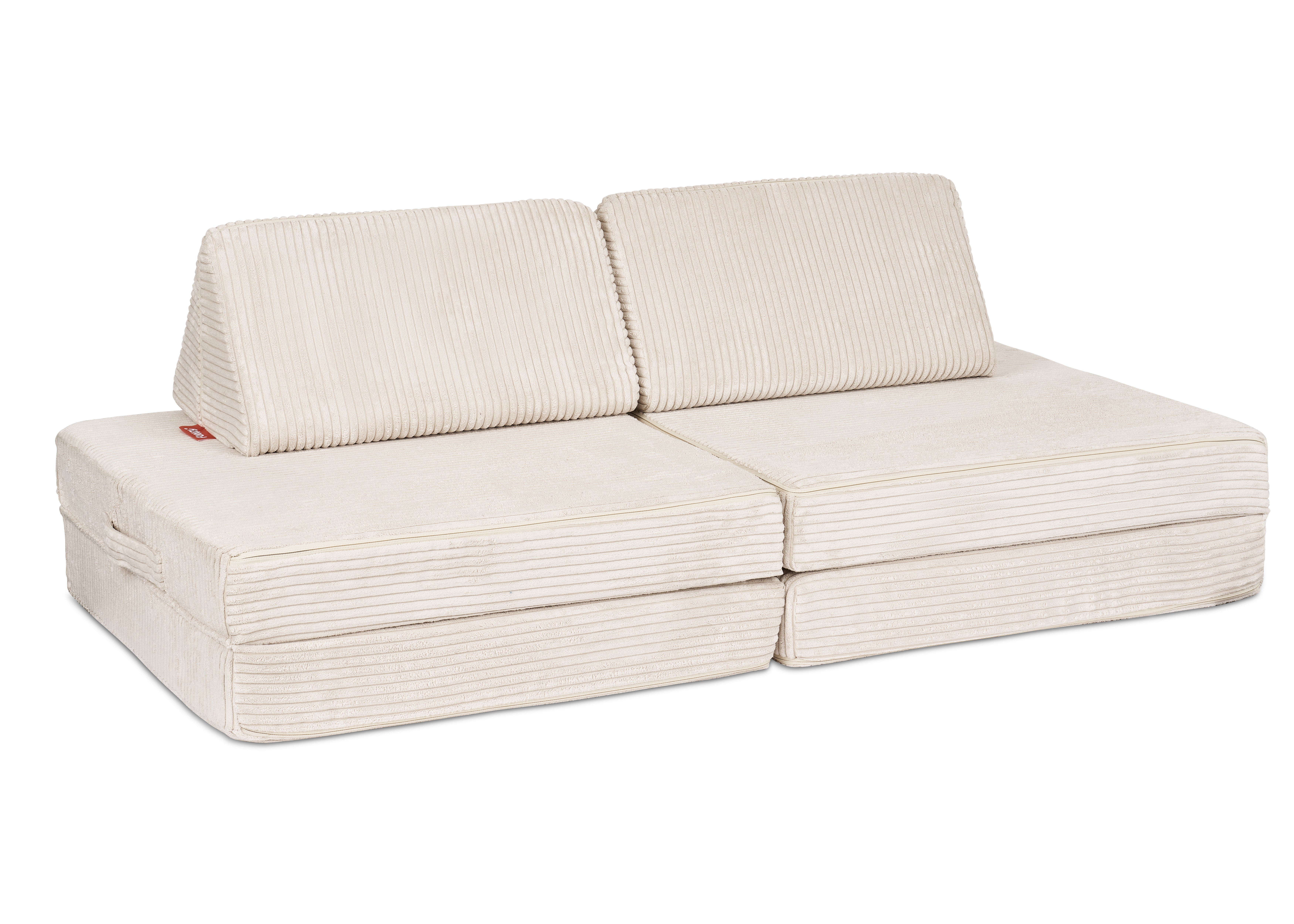 Funzy kleines Spielsofa, 130 × 65 × 46 cm (L × B × H), Gewicht ca. 10kg mit Cordbezug aus der Kategorie Polstermöbel
