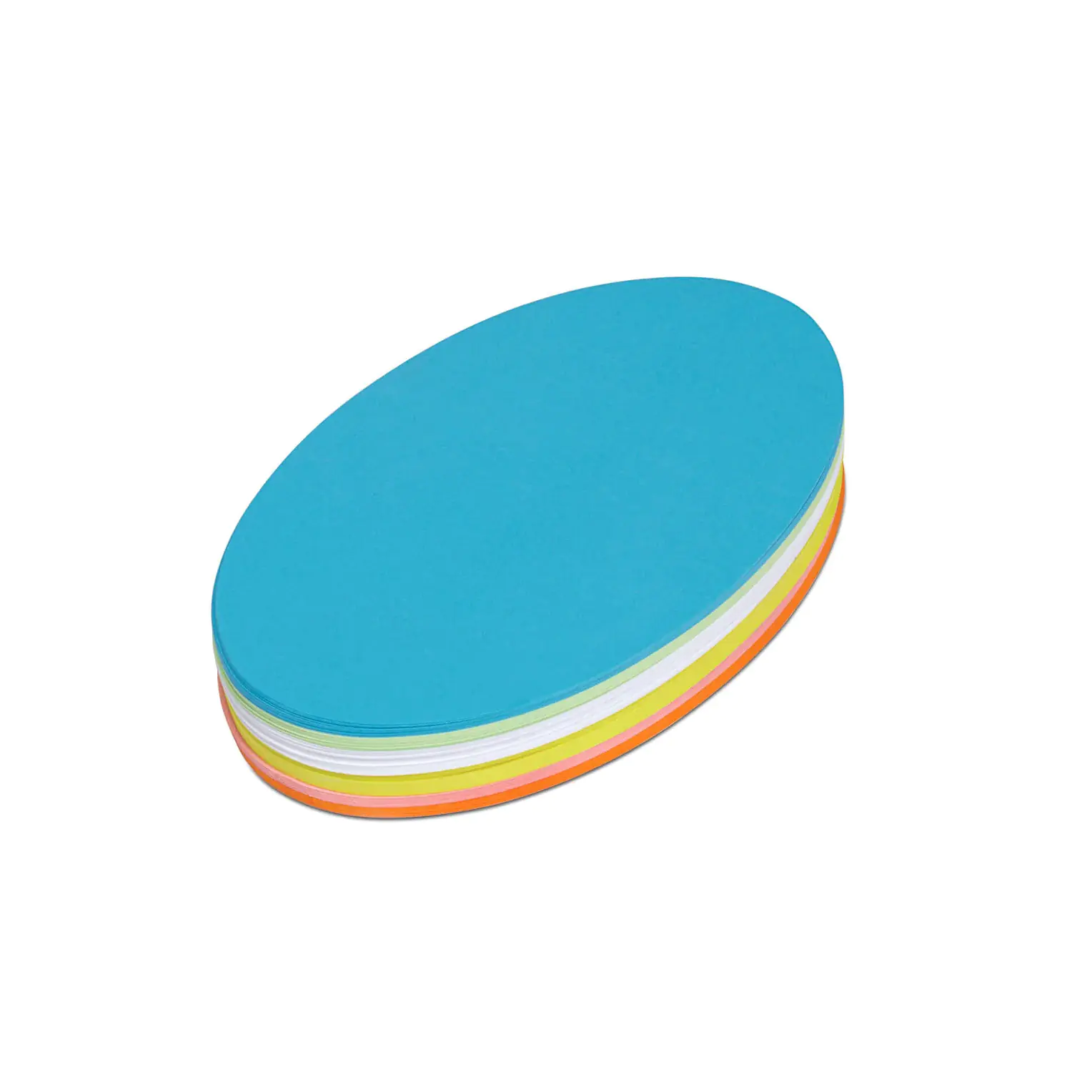 Moderationskarten Oval, Größe: 11 x 19 cm, 120 Stück, farbig sortiert aus der Kategorie Zubehör & Ersatzteile Präsentation