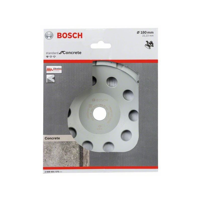 Bosch Diamanttopfscheibe Standard for Concrete, 180 x 22,23 x 5 mm #2608601575