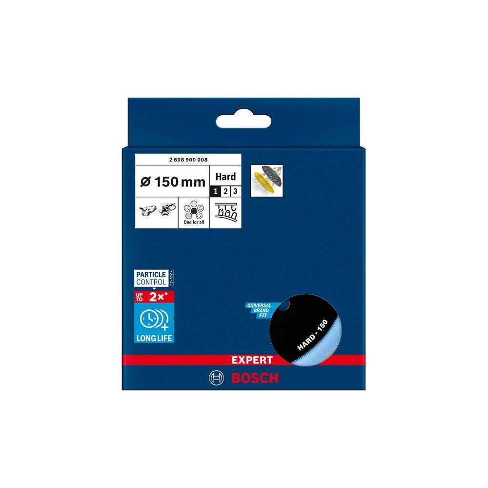 Bosch EXPERT Mulitloch-Stützteller, 150mm, hart, M8+5/16 #2608900008