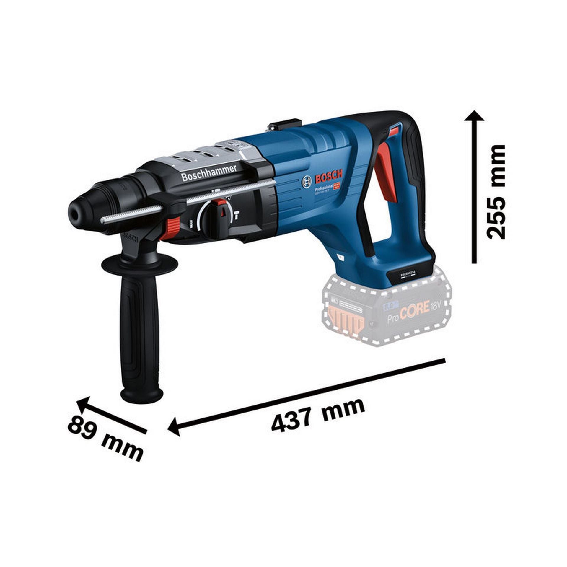 Bosch Akku-Bohrhammer mit SDS plus GBH 18V-28 D in XL-BOXX #0611919004