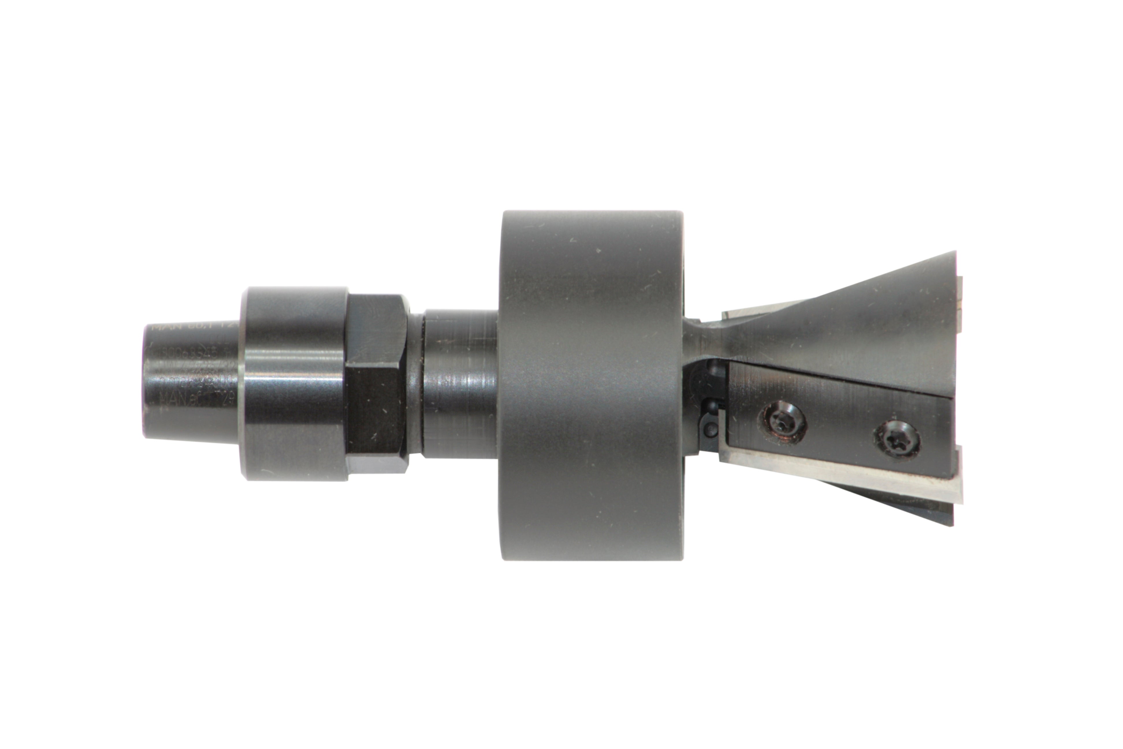Lignatool Gratfräser mit Wendemesser 15°, Nutzlänge 32mm, Ø 40mm, 20mm Konusschaft, Doppelgewindemut