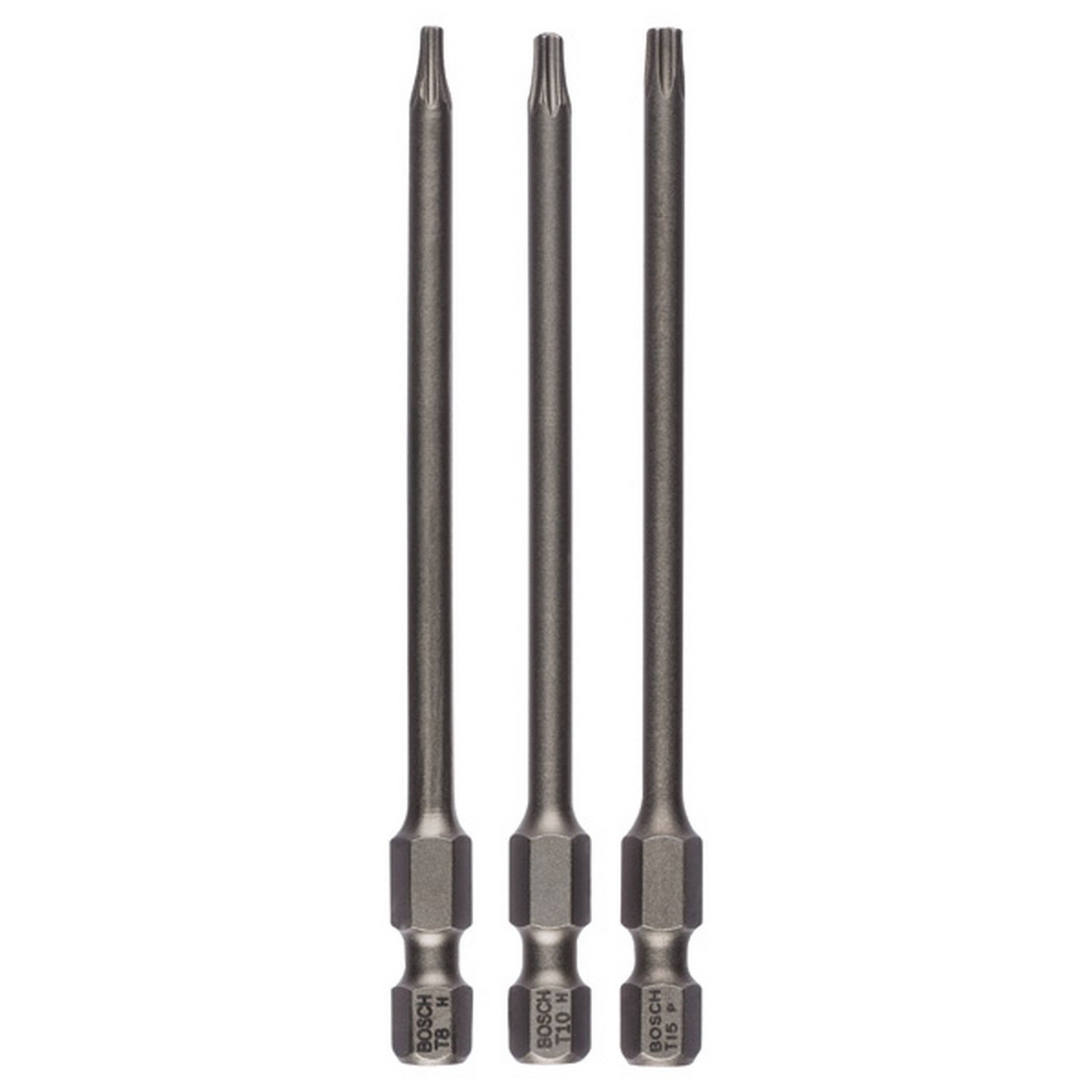 Bosch Schrauberbit-Set Extra-Hart, 3-teilig, T8, T10, T15, 89 mm #2607001759