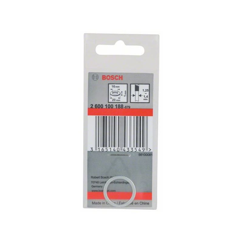 Bosch Reduzierring für PRO Kreissägeblatt, 20 x 1 x 16 mm #2600100188