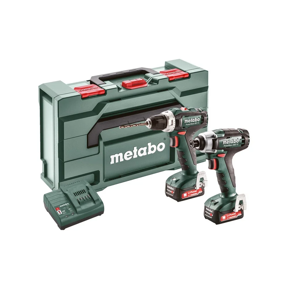 Metabo Akkuset Combo Set 2.7.1 12 V #685166000 PowerMaxx BS 12 + PowerMaxx SSD 12