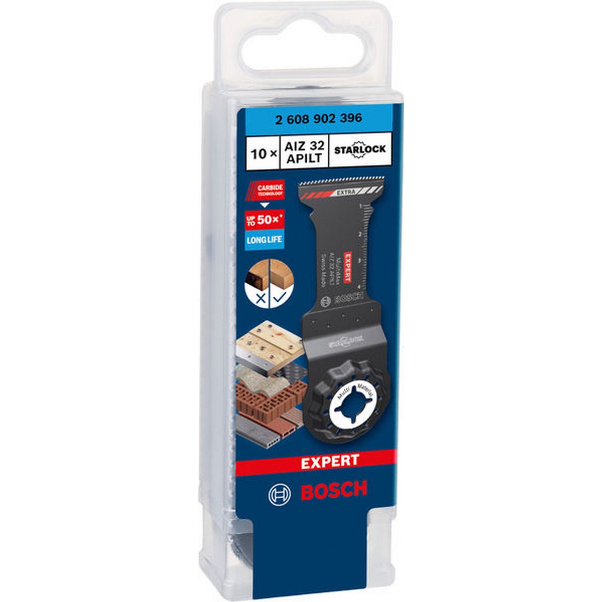 Bosch EXPERT MultiMax AIZ 32 APILT Tauchsägeblatt für Multifunktionswerkzeuge, 10-tlg. #2608902396