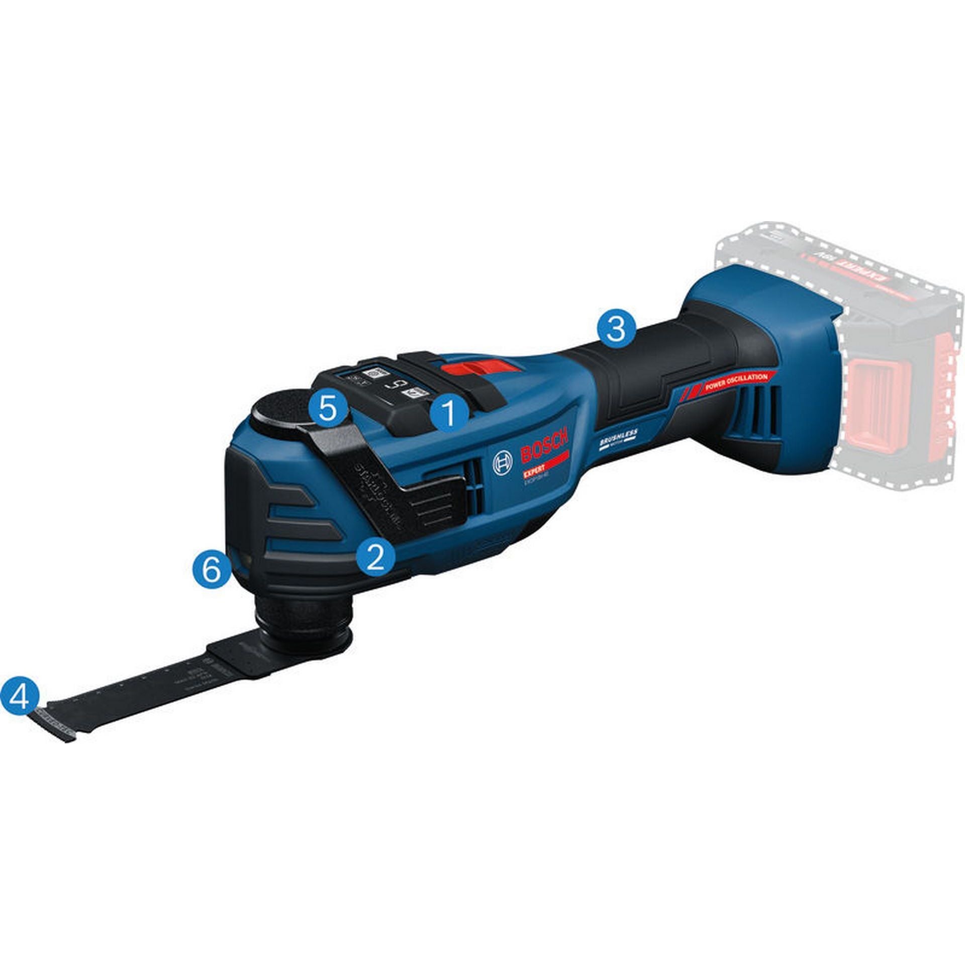Bosch Akku-Multi-Cutter EXOP18V-40 #06012C0100