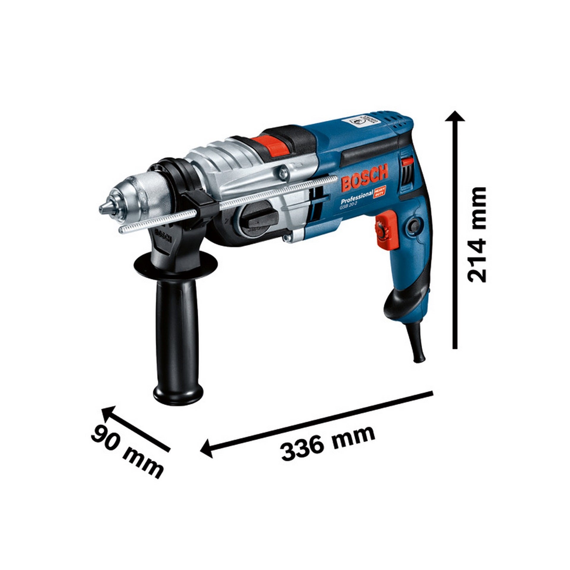 Bosch Schlagbohrmaschine GSB 20-2 in L-Case #060117B400