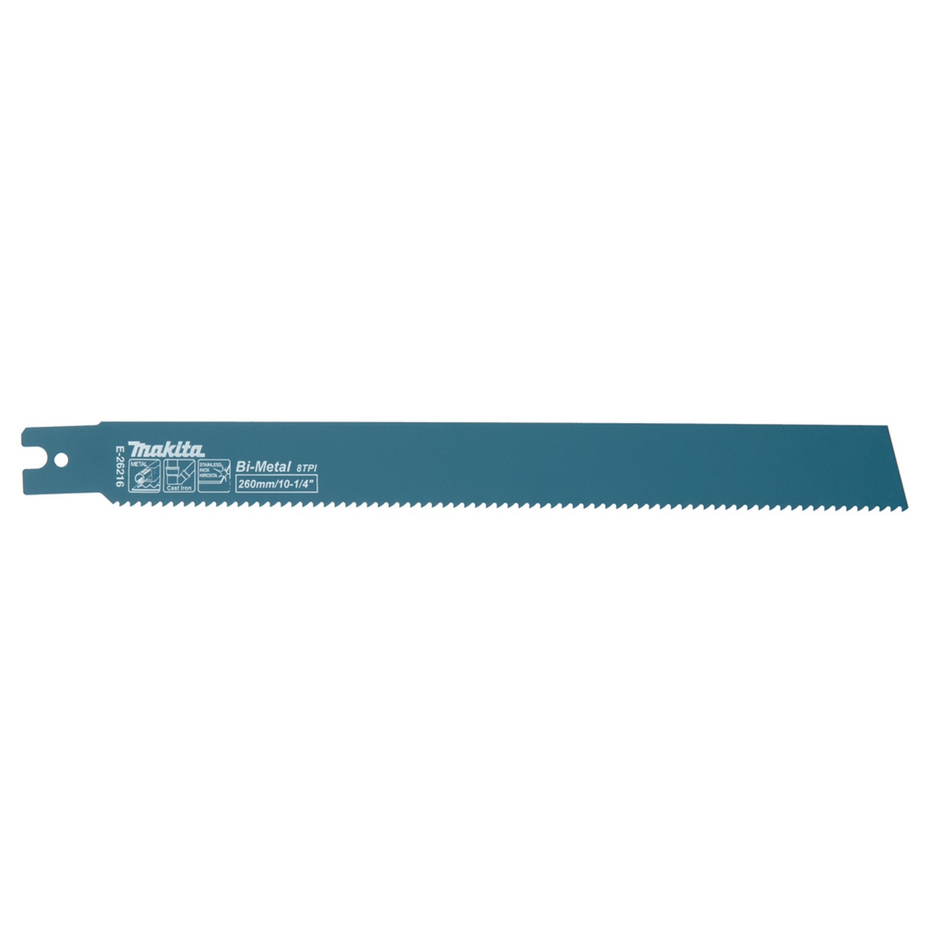 Makita Kettenschraubstock Reciprosägeblatt 260 mm #E-26216
