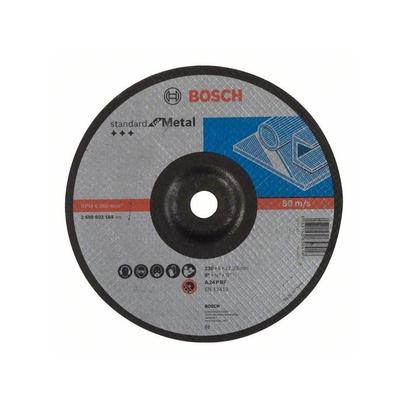 Bosch PRO Metal Schleifscheibe, 230 x 6 x 22.23 mm #2608603184