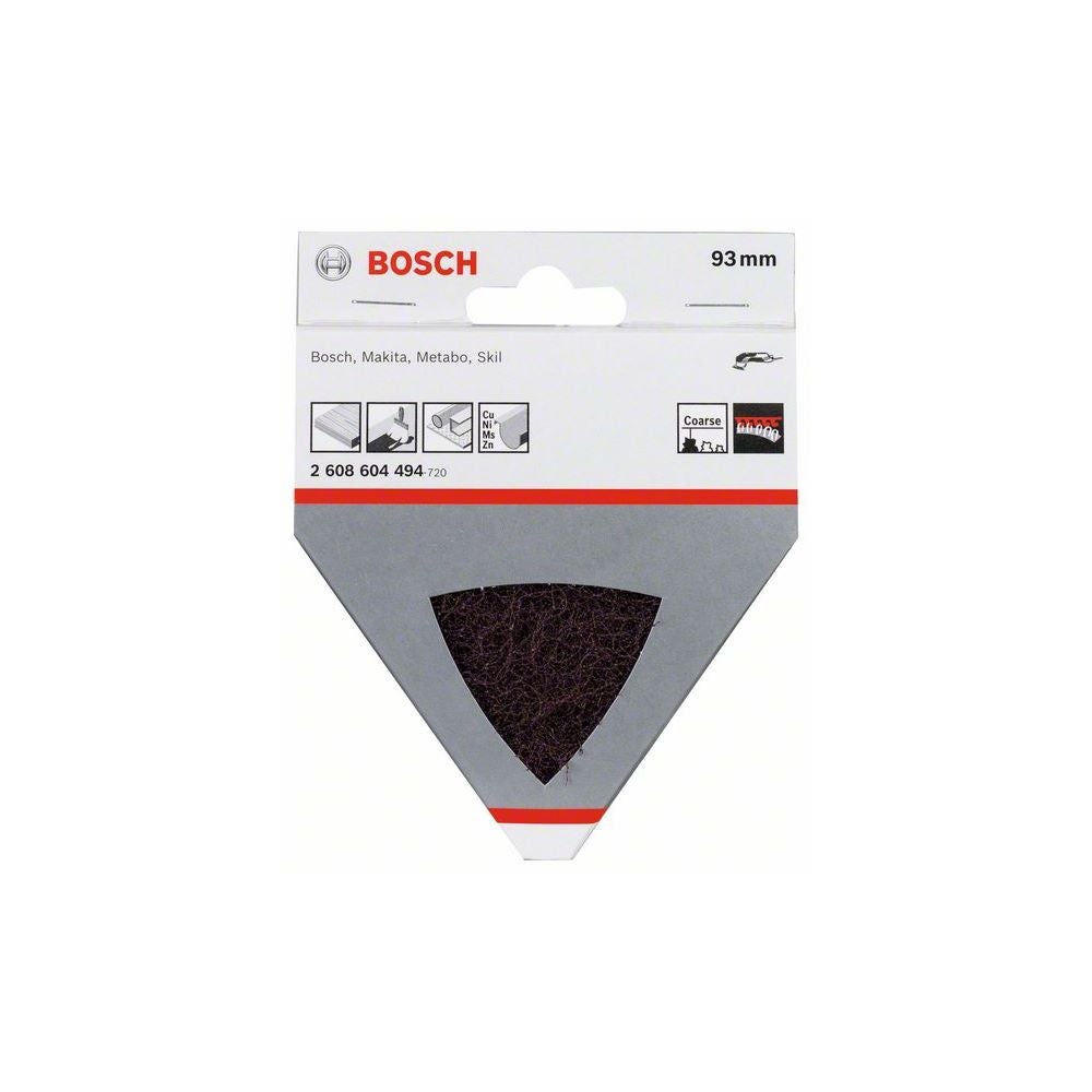 Bosch Vlies für Dreieckschleifer, 93 mm, 100, grob #2608604494