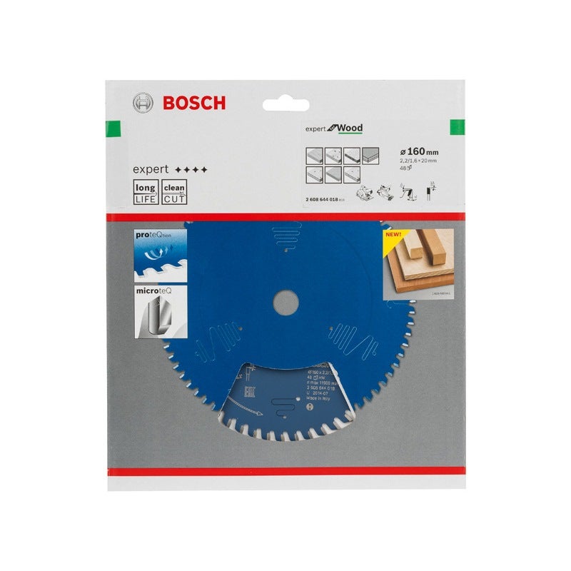 Bosch EXPERT Wood Kreissägeblatt, 160x2,2/1,6x20 mm, Z48 #2608644018