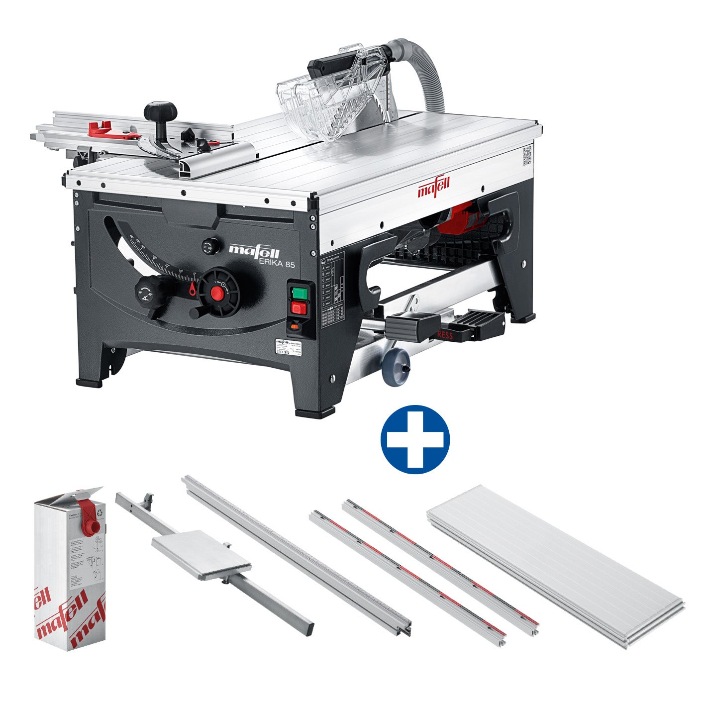 Mafell Unterflur-Zugsäge ERIKA 85 Ec + Zubehör-Paket #DEAL312
