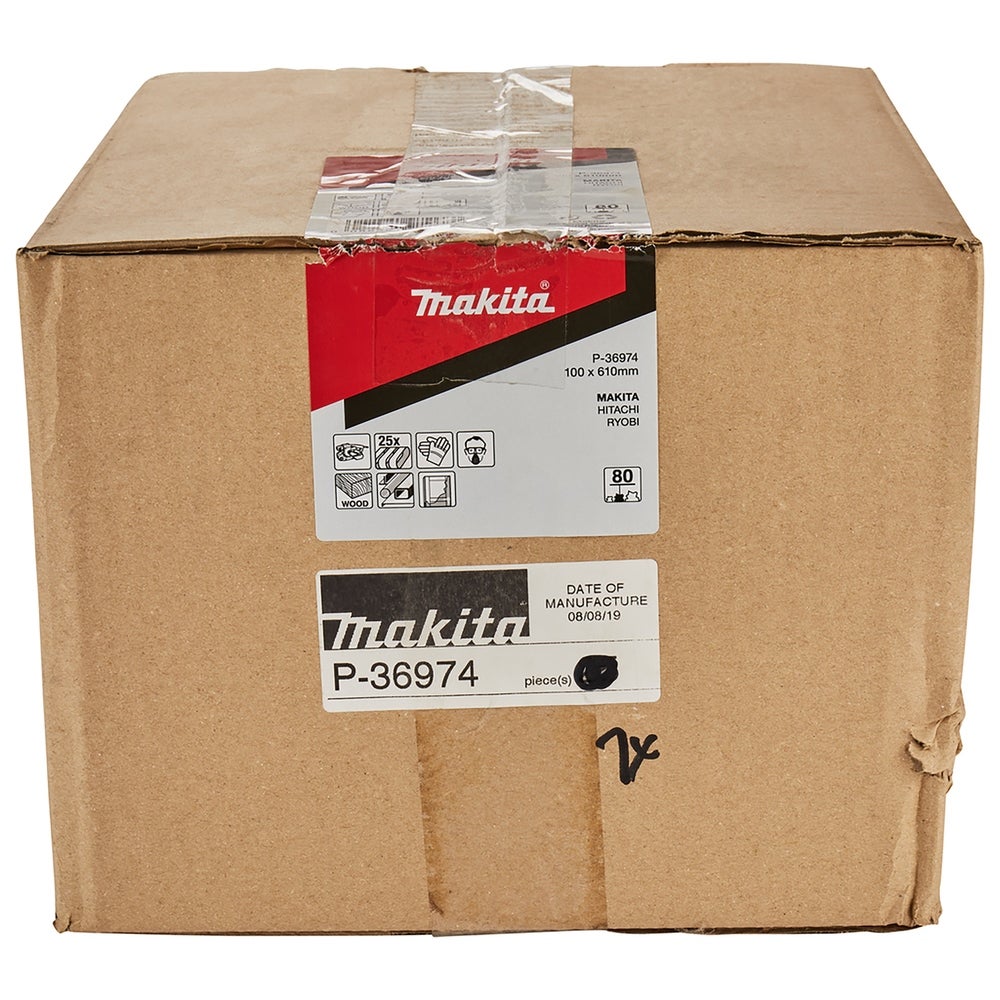Makita Schleifband 100 x 610 mm/K80/25 Stk. #P-36974