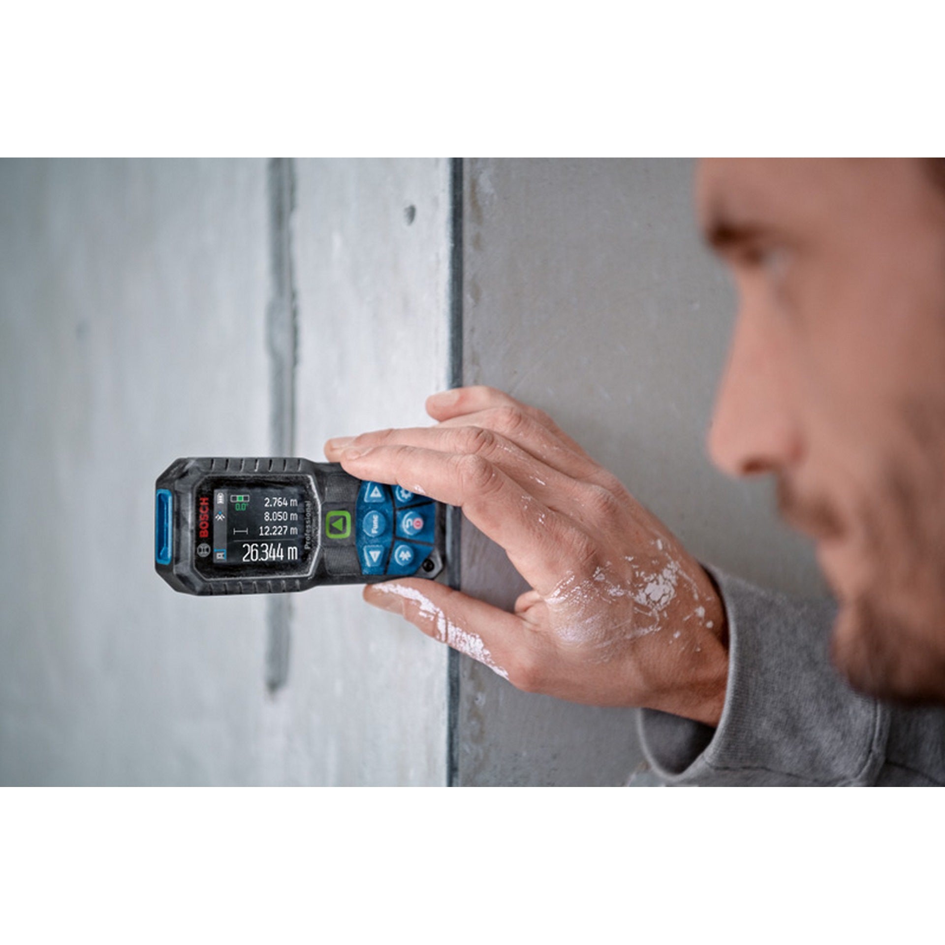 Bosch Laser-Entfernungsmesser GLM 50-27 CG, BA 3.7V 1.0Ah A + USB-C®-Kabel #0601072U01