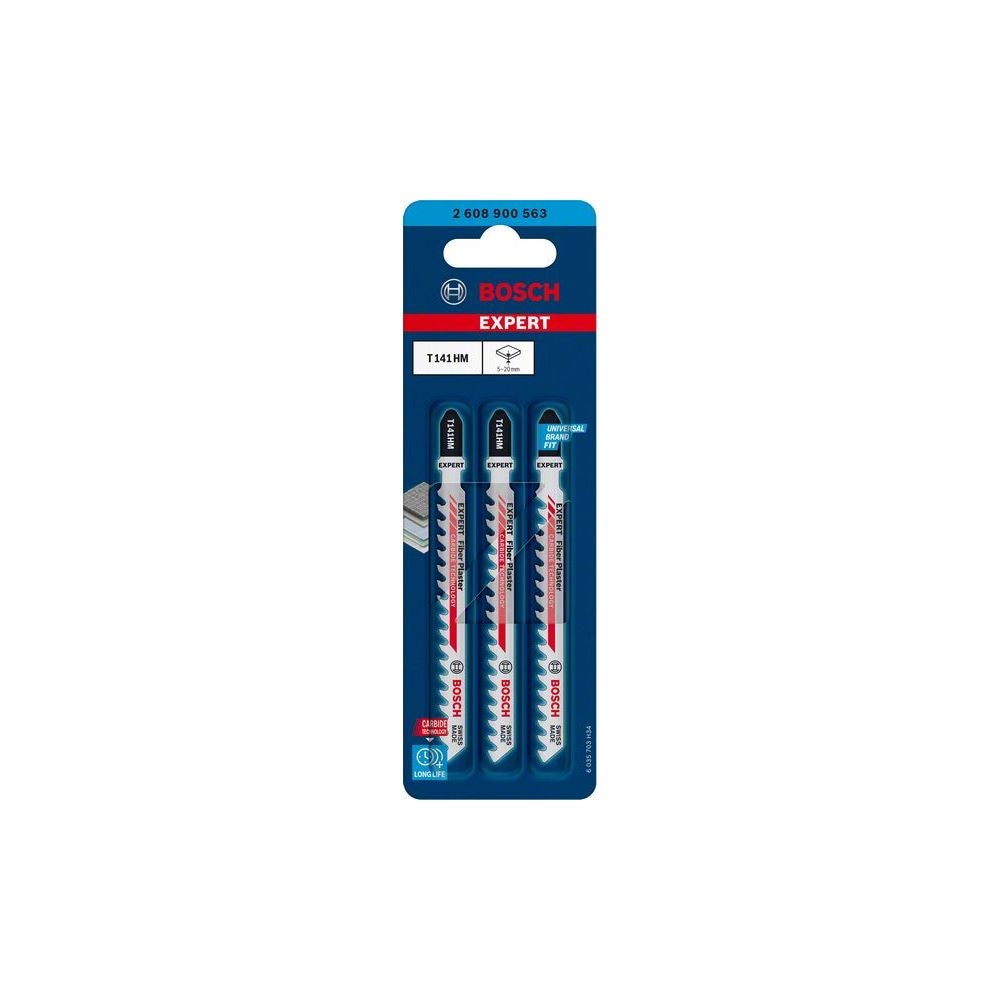 Bosch EXPERT Fiber Plaster T141HM Stichsägeblatt, 3-tlg. #2608900563