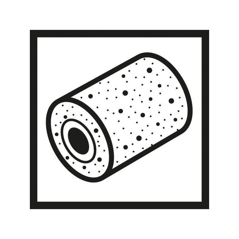 Bosch Lamellenschleifwalze mit Vlies, 19 mm, super fein, 100 mm #2608000605