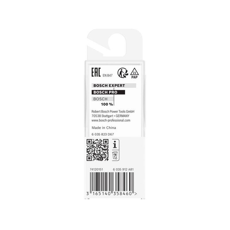 Bosch PRO Nutfräser, zweischneidig, D 12 mm, L 19,6 mm, S 8 mm #2608628385