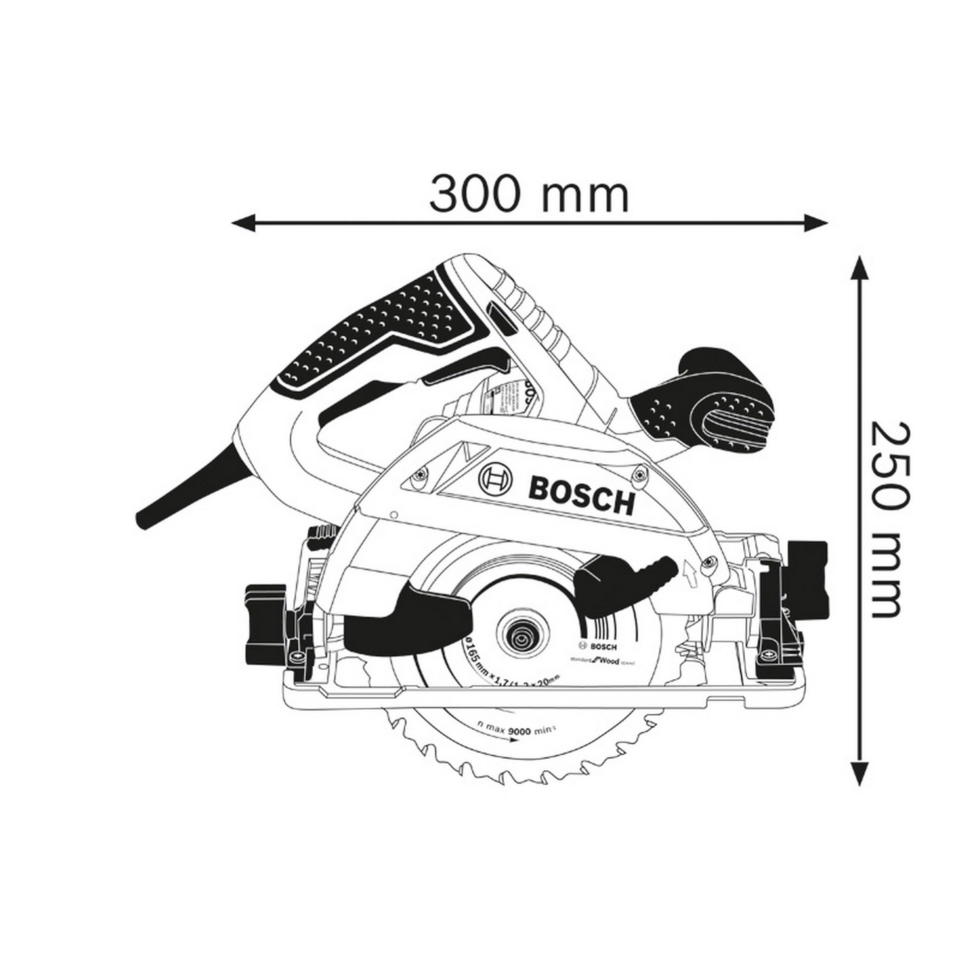 Bosch Handkreissäge GKS 55+ GCE #0601682100