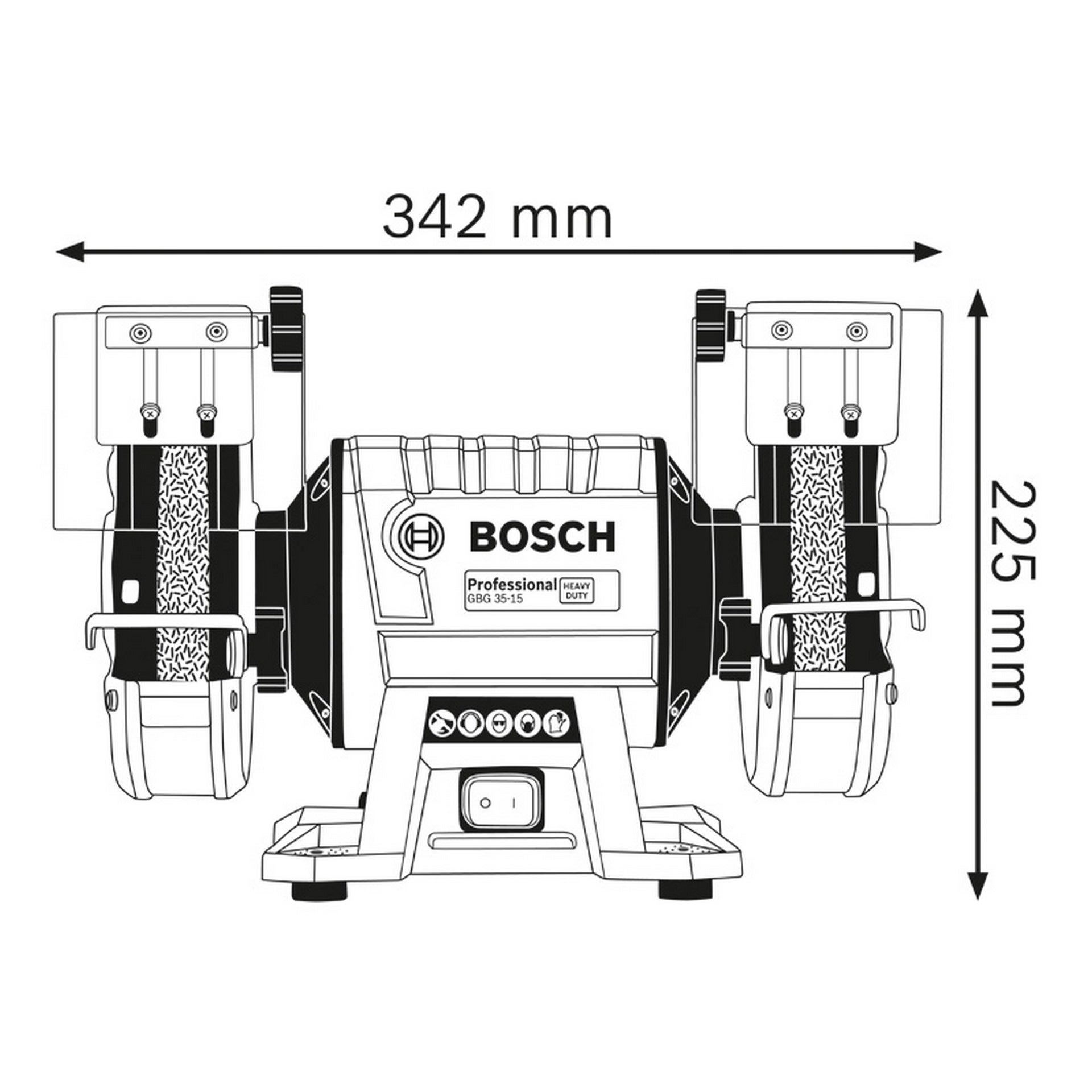 Bosch Doppelschleifmaschinen GBG 35-15 #060127A300