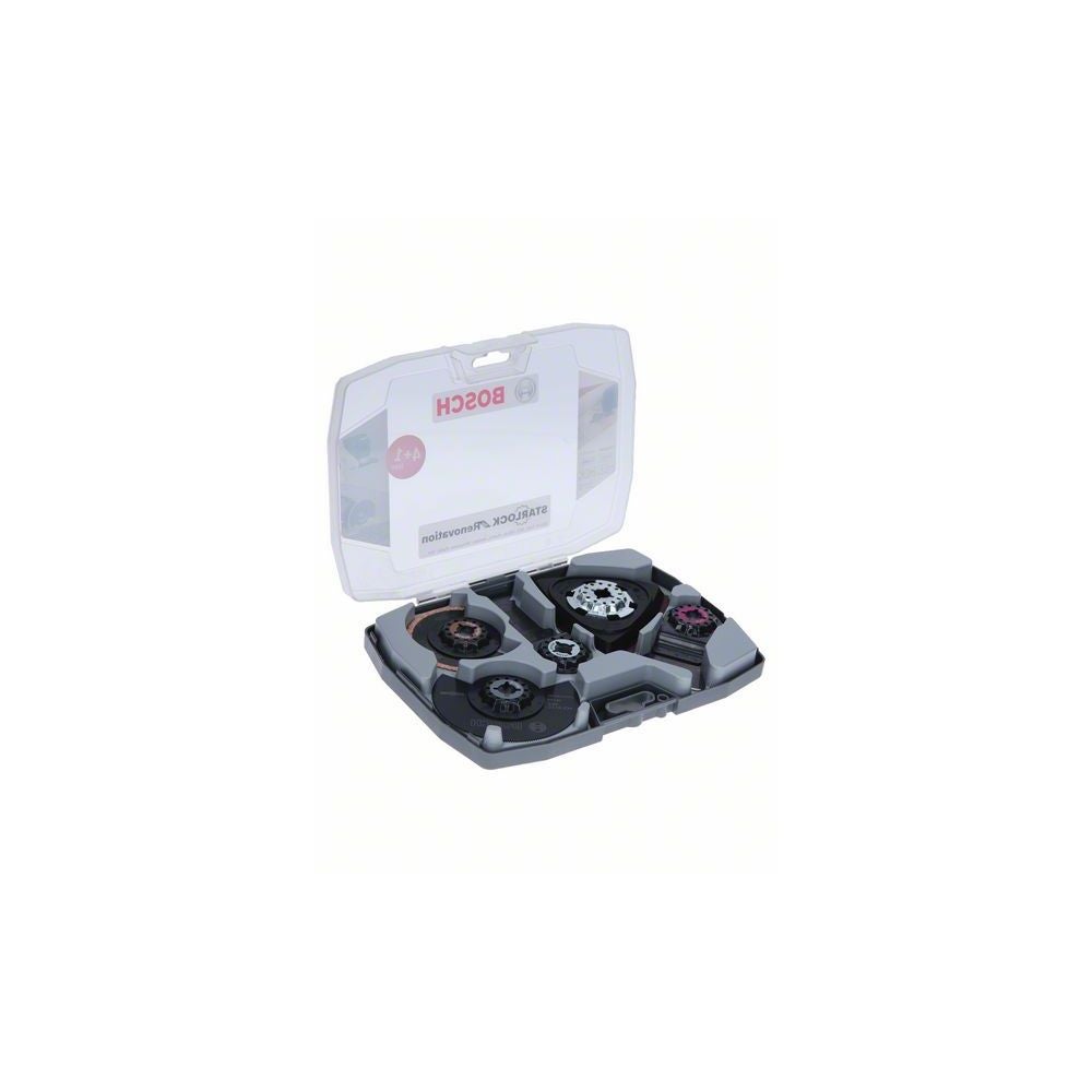 Bosch Starlock Set für Renovierungsarbeiten, Expert for Wood Schleifblatt #2608664624