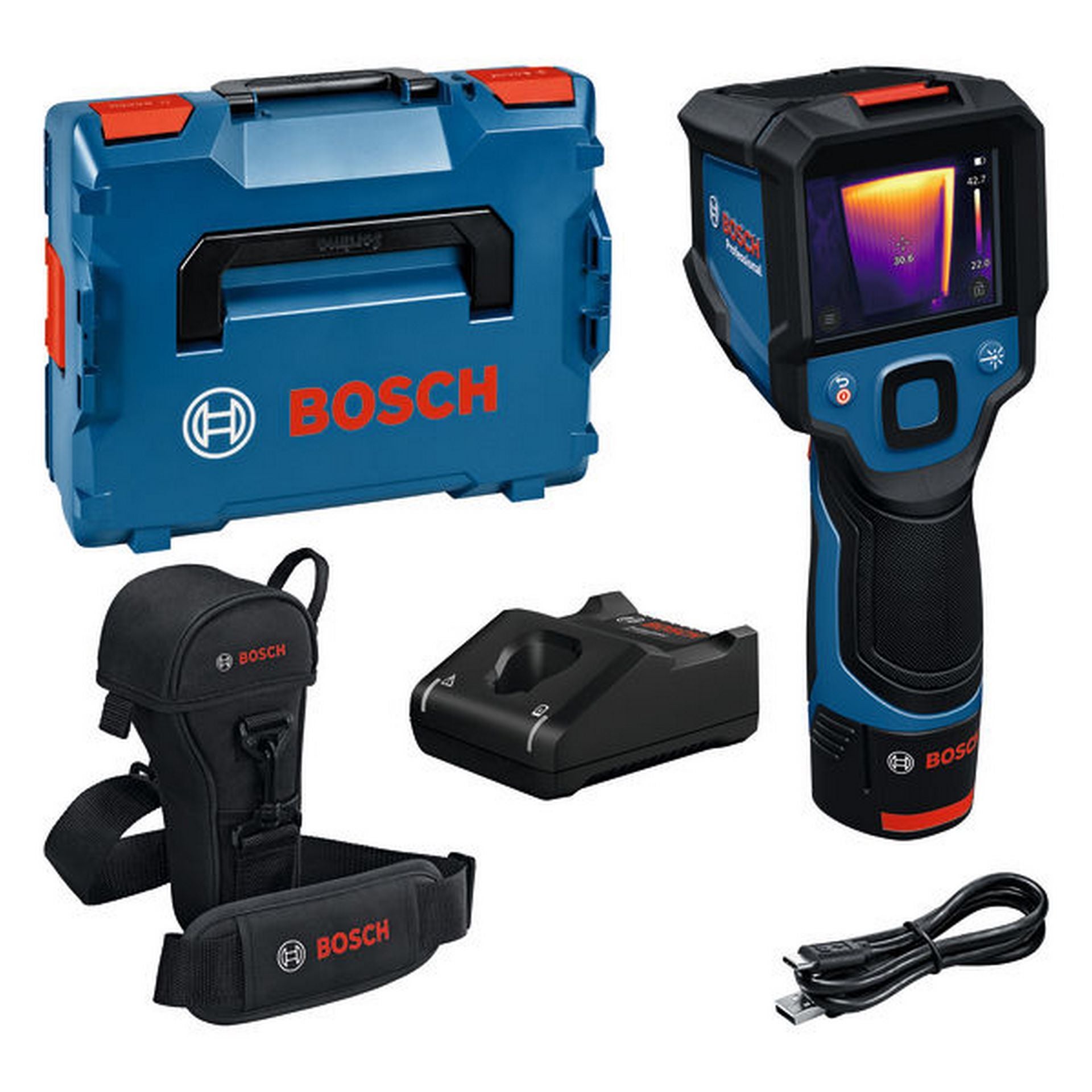 Bosch Wärmebildkamera GTC 12V-450-13, 1 x Akku GBA 12V 2.0Ah in L-BOXX #0601083900