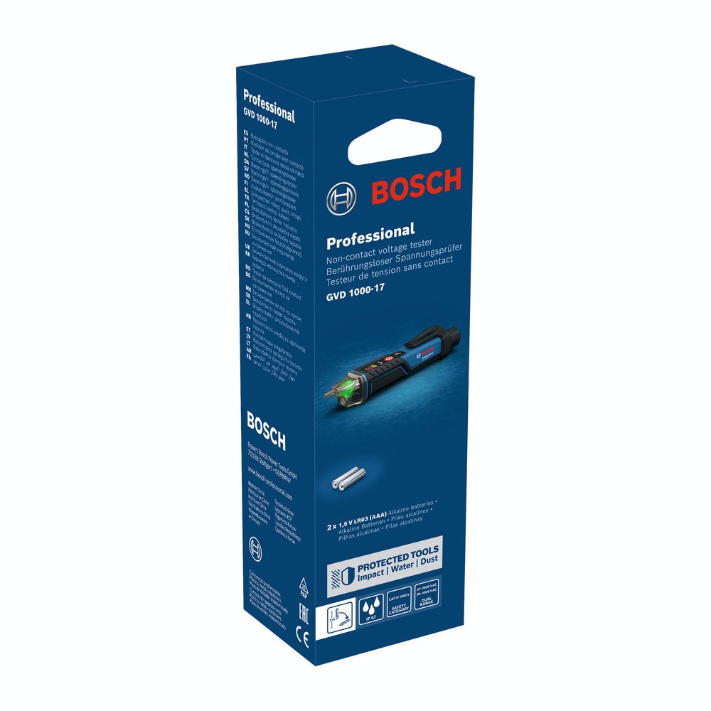 Bosch Berührungsloser Spannungsprüfer GVD 1000-17 #0601077000