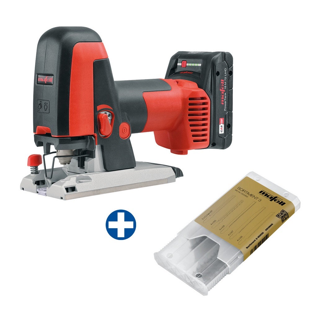Mafell Akku-Performance-Stichsäge PS 2-18 im MAX3 #91C101 + Sortiment 3