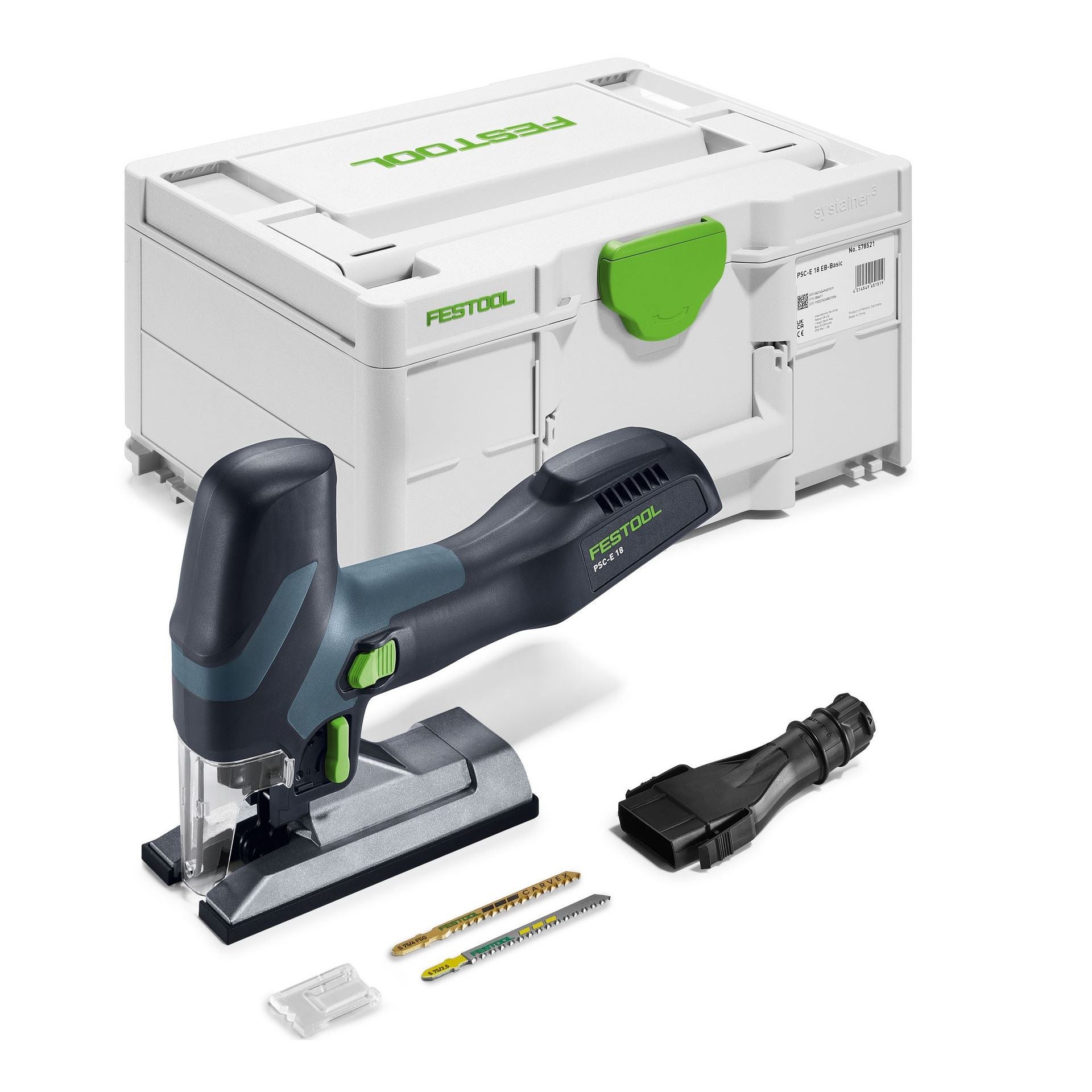 Festool Akku-Pendelstichsäge PSC-E 18 EB-Basic #578521