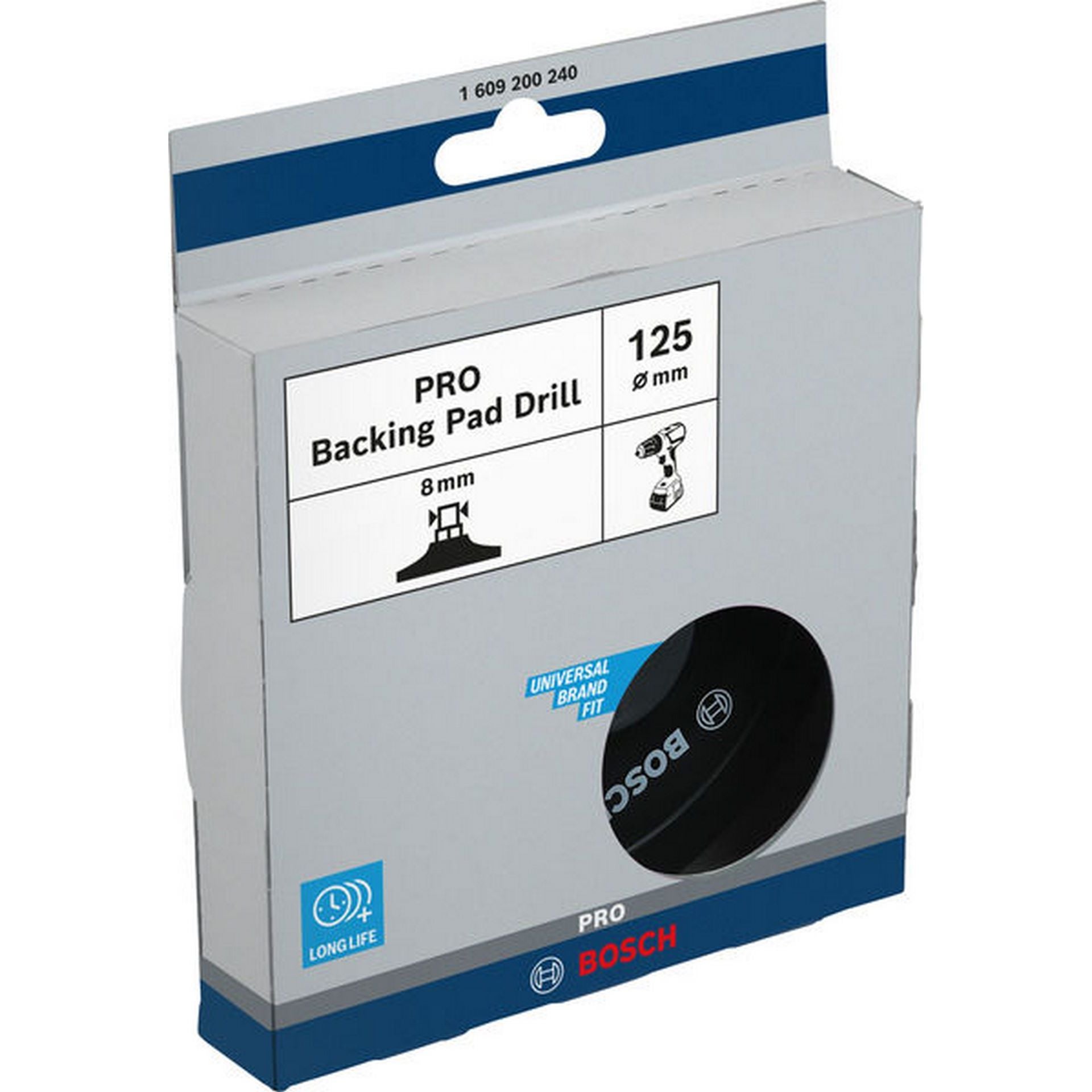 Bosch PRO Stützteller, 125 x 8 mm #1609200240