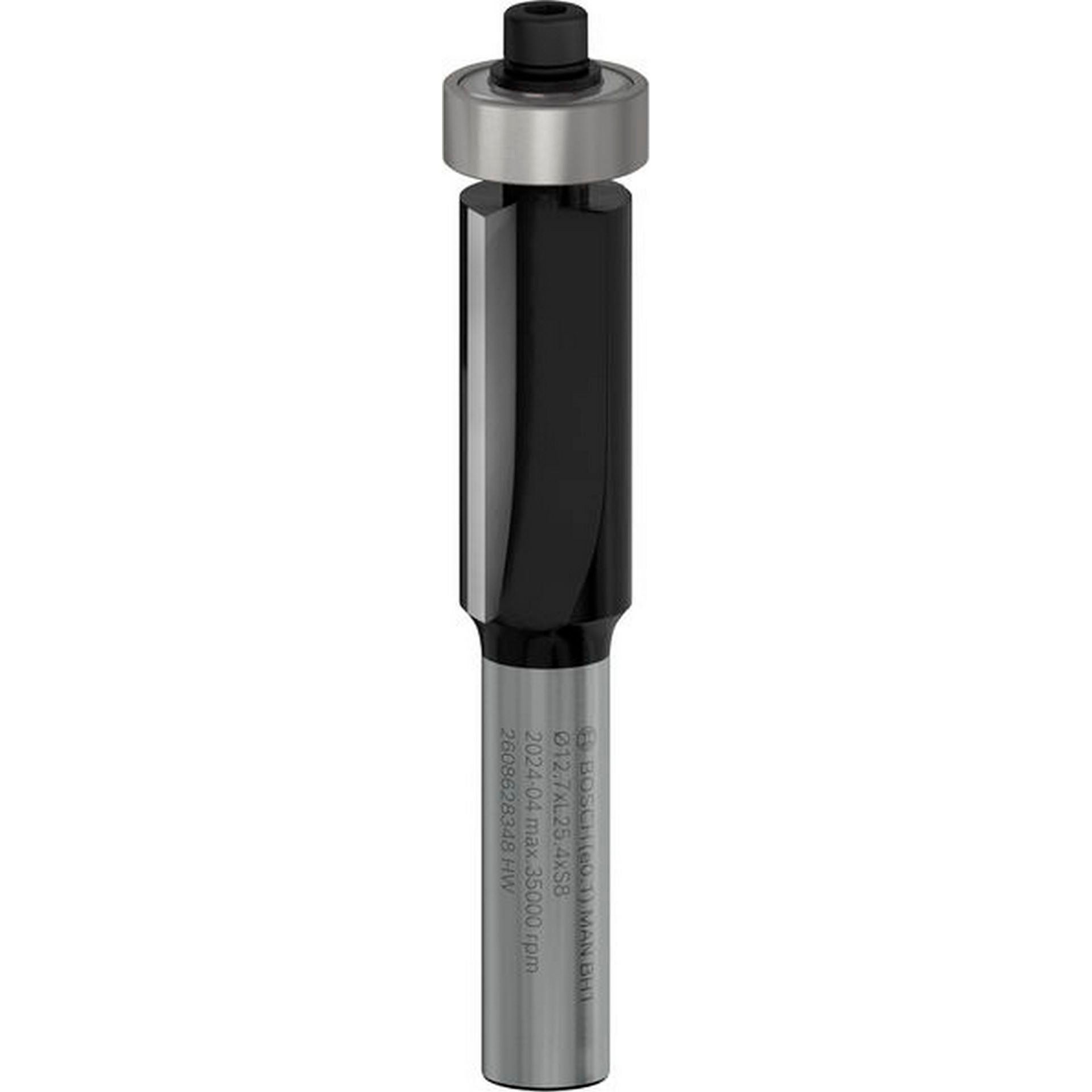Bosch PRO Bündigfräser mit unterem Kugellager, D 12,7 mm,  L 25,4 mm, S 8 mm #2608628348