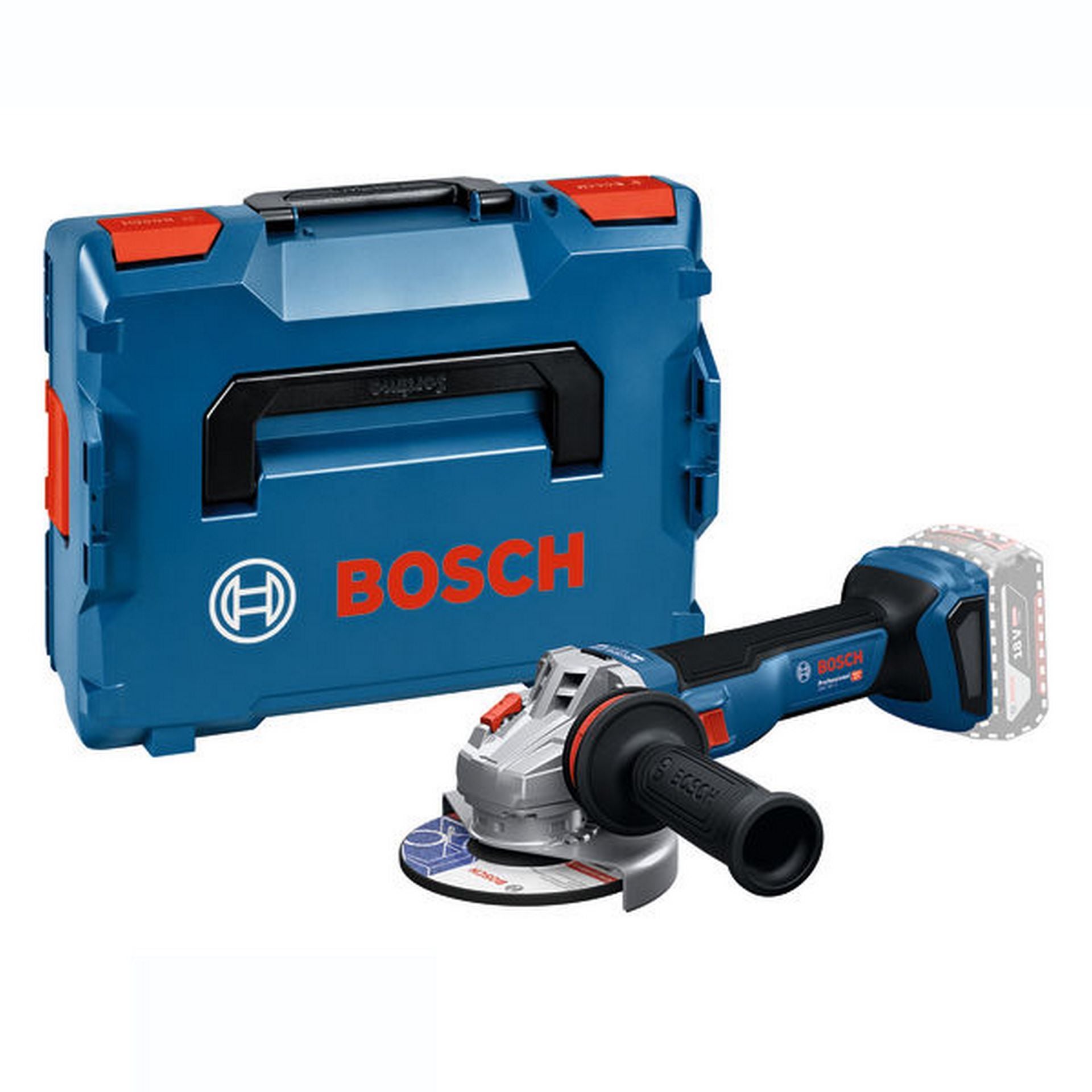 Bosch Akku-Winkelschleifer GWS 18V-11 in L-BOXX #06019N4102
