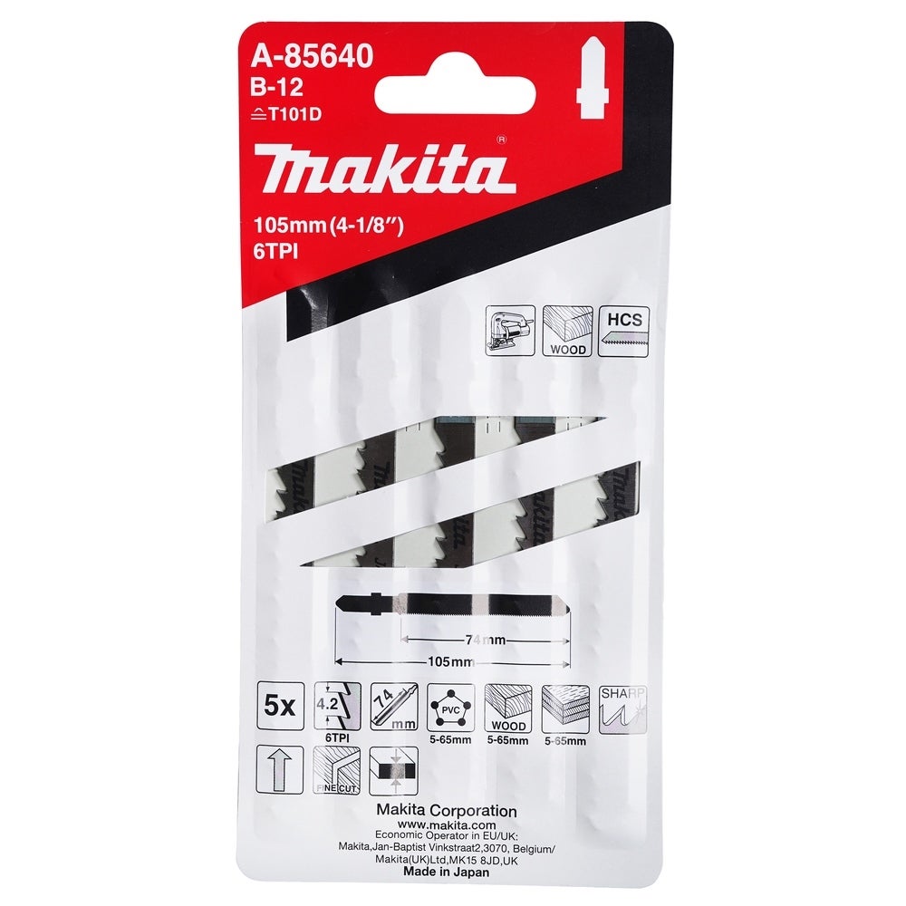 Makita Stichsägeblatt für Holz Sauberer Schnitt #A-85640