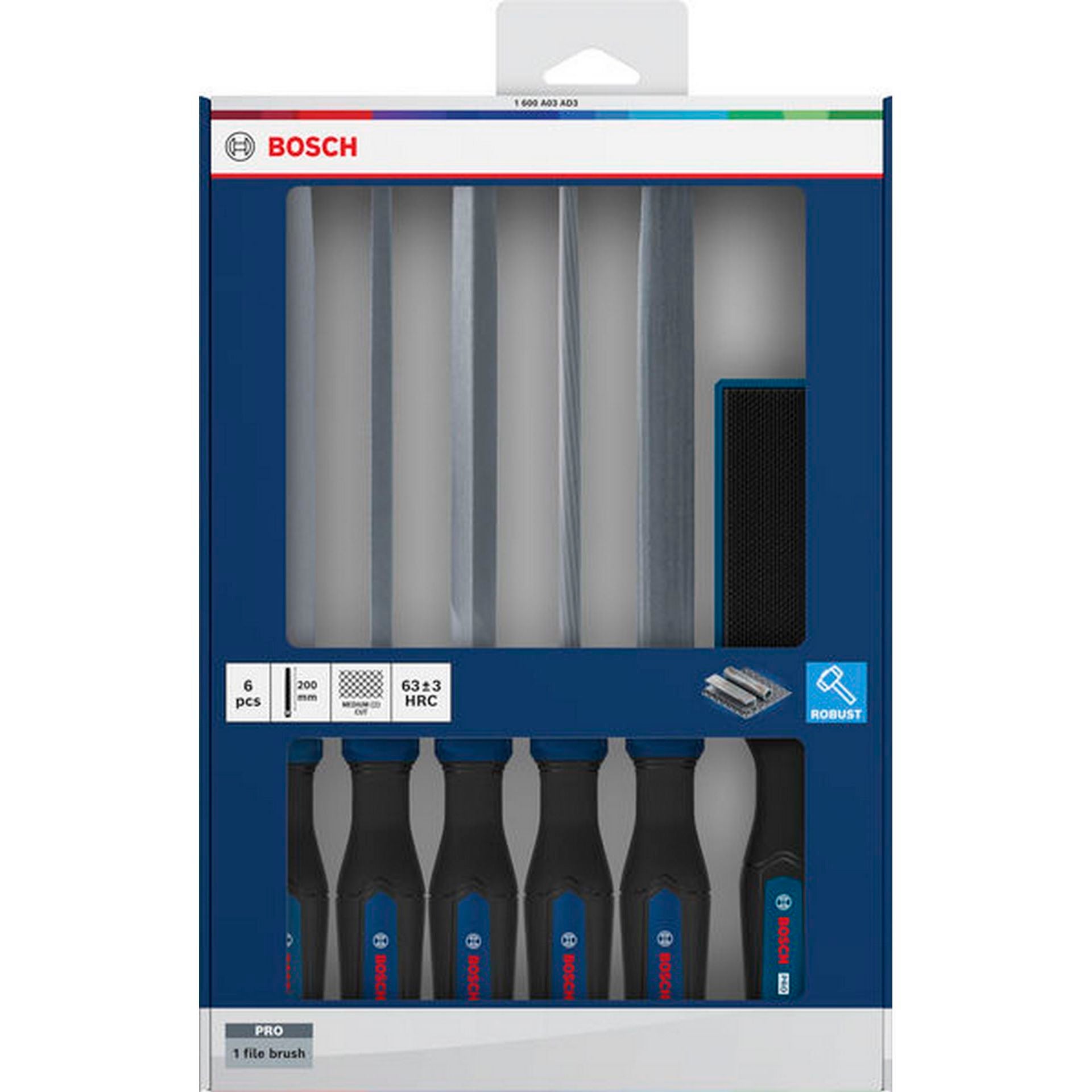 Bosch Feilen-Set, 5-tlg., PRO Feilenbürste #1600A03AD3