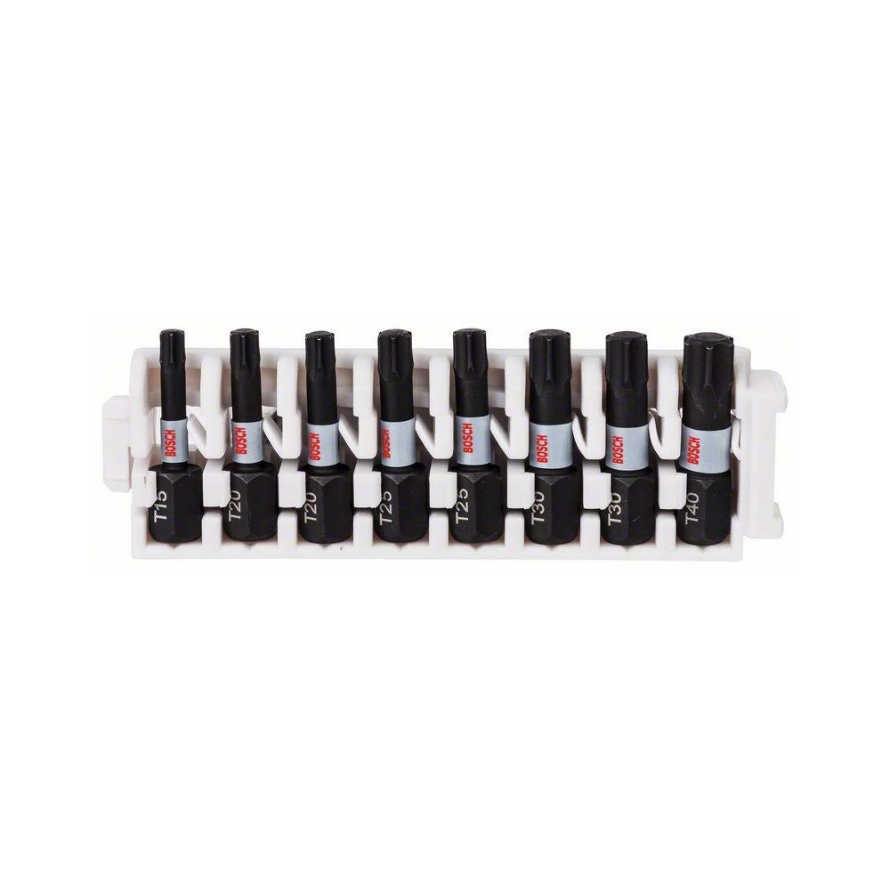 Bosch PRO Torx Impact Bit Set, T15; T20(x2); T25(x2); T30(x2); T40, 25 mm, 8-tlg. #2608522322