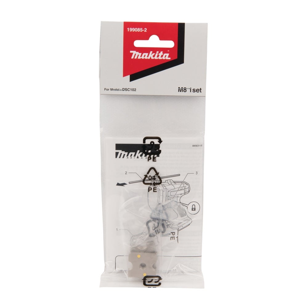 Makita Schneidbackenset DSC102/SC103D, M8, 2 Stk. #199085-2