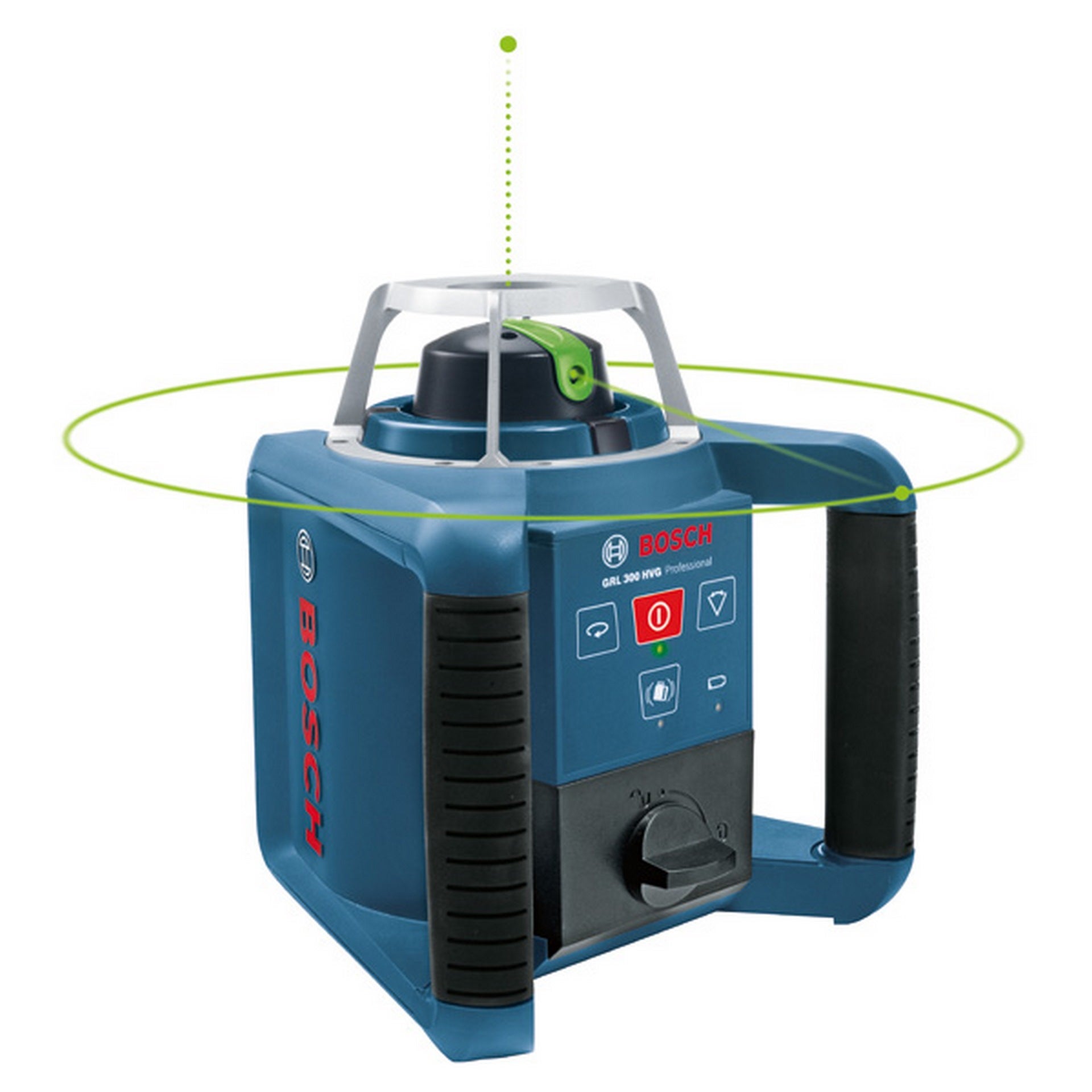 Bosch Rotationslaser GRL 300 HVG mit Baustativ BT 300 HD u. Messstab GR 240 #061599404B